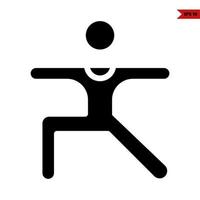 person glyph icon vector