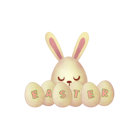 conejito huevo de pascua png