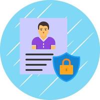 Privacy Policy Template Vector Icon Design