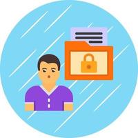 Sensitive Personal Data Vector Icon Design