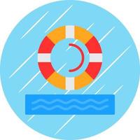 Lifebuoy Vector Icon Design