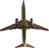 airplane take off cut out on transparent background. png