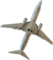 Flugzeug nehmen aus Schnitt aus auf transparent Hintergrund. png