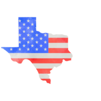 acuarela pintura de Texas estado mapa. png