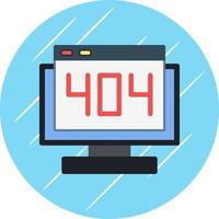 404 Error Vector Icon Design