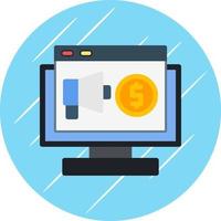Paid Traffic Vector Icon Design