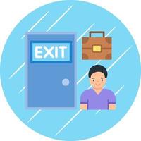 Exit Interview Vector Icon Design