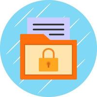 Encrypted Data Vector Icon Design