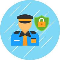 diseño de icono de vector de oficial de protección de datos