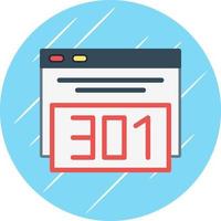 301 Redirect Vector Icon Design