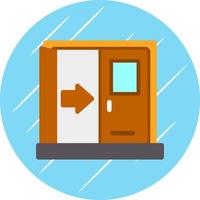 Exit Vector Icon Design