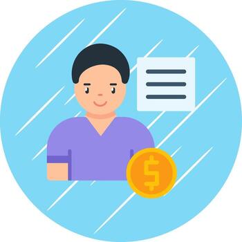 Employee Costs Vector Icon Design