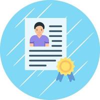 Employee Qualification Vector Icon Design