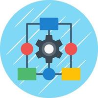Workflow Process Vector Icon Design