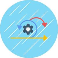 diseño de icono de vector de sprint de diseño