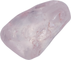 healing stone cut out on transparent background. png