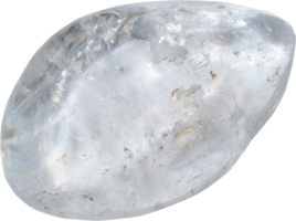 healing stone cut out on transparent background. png