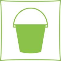 Water Bucket Vector Icon