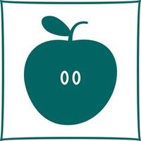 icono de vector de manzanas