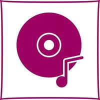 Music CD Vector Icon