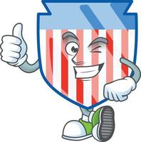 USA stripes shield icon design vector