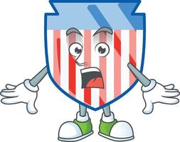 USA stripes shield icon design vector