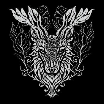 mythical creature animal illustration stunning representation of a creature that exists only in imagination vector