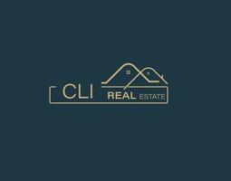 CLI Real Estate and Consultants Logo Design Vectors images. Luxury Real Estate Logo Design