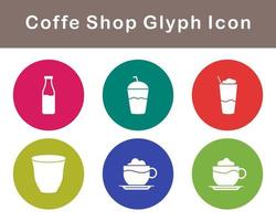 Coffe Shop Vector Icon Set