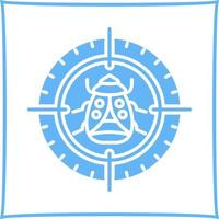Bug Target Vector Icon