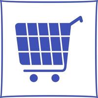 icono de vector de carrito de compras