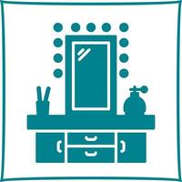 Dressing Table Vector Icon