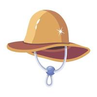 Trendy Travel Hat vector