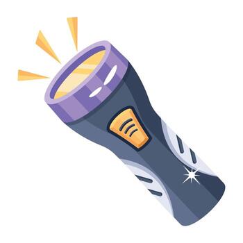 Trendy Torchlight Concepts vector