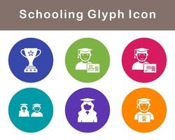 Schooling Vector Icon Set