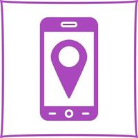 icono de vector gps