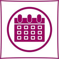 icono de vector de calendario