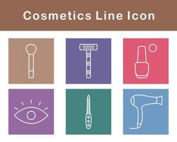 productos cosméticos vector icono conjunto