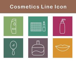 productos cosméticos vector icono conjunto