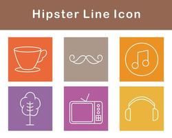 Hipster Vector Icon Set