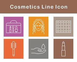 productos cosméticos vector icono conjunto