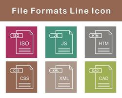 File Formats Vector Icon Set