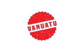 VANUATU stamp rubber with grunge style on white background vector