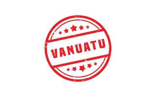 VANUATU stamp rubber with grunge style on white background vector