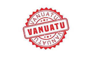 VANUATU stamp rubber with grunge style on white background vector