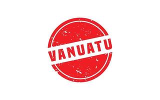 VANUATU stamp rubber with grunge style on white background vector