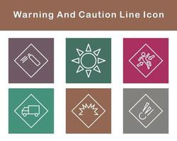 Warning And Caution Vector Icon Set