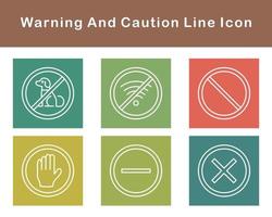 Warning And Caution Vector Icon Set