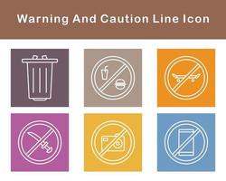 Warning And Caution Vector Icon Set