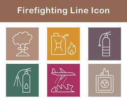 Firefighting Vector Icon Set